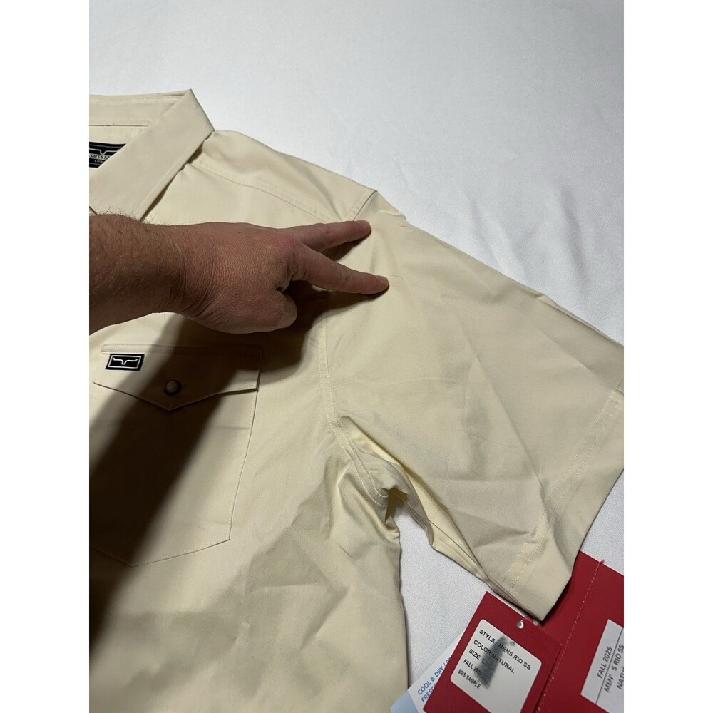 Kimes Ranch Rio Short Sleeve Snap Button Shirt Mens Size Large NWT New *READ* - Picture 2 of 9